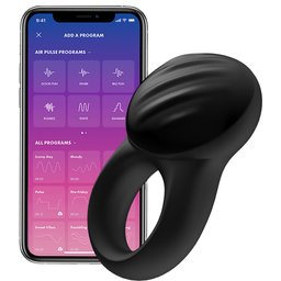 Anneau Vibrant Connecté Signet Ring