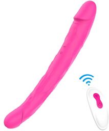 Double gode vibrant King 3 - 31 x 4 cm Rose