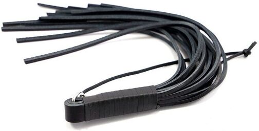 fouet de luxe noir 44 cm