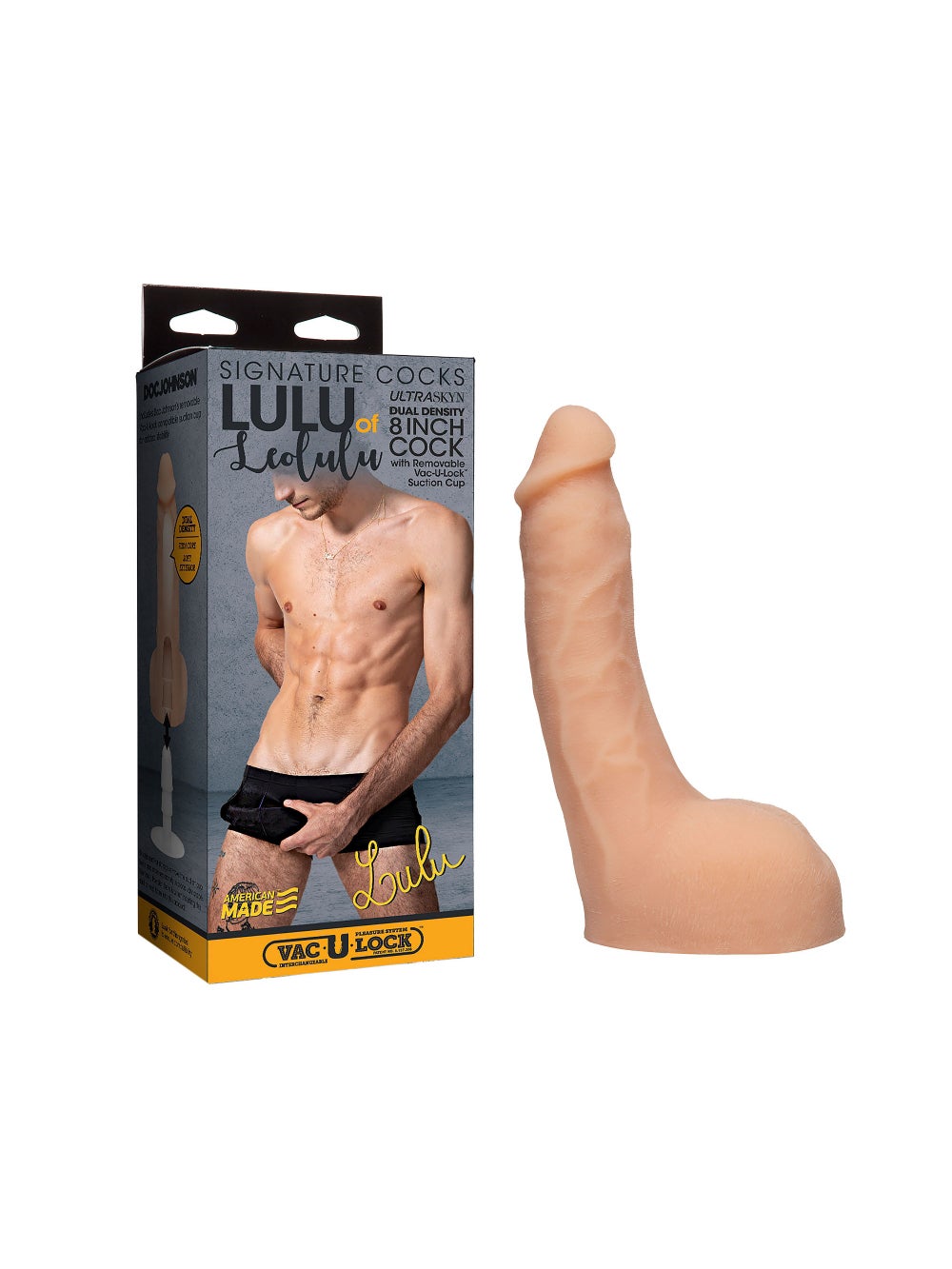 Gode avec testicules Lulu of LeoLulu 20,3 cm Signature Cocks