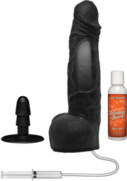 Gode Réaliste Éjaculateur - 25cm - Noir