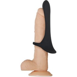 Evolved - Cock Armor Cockring Vibrant - Noir