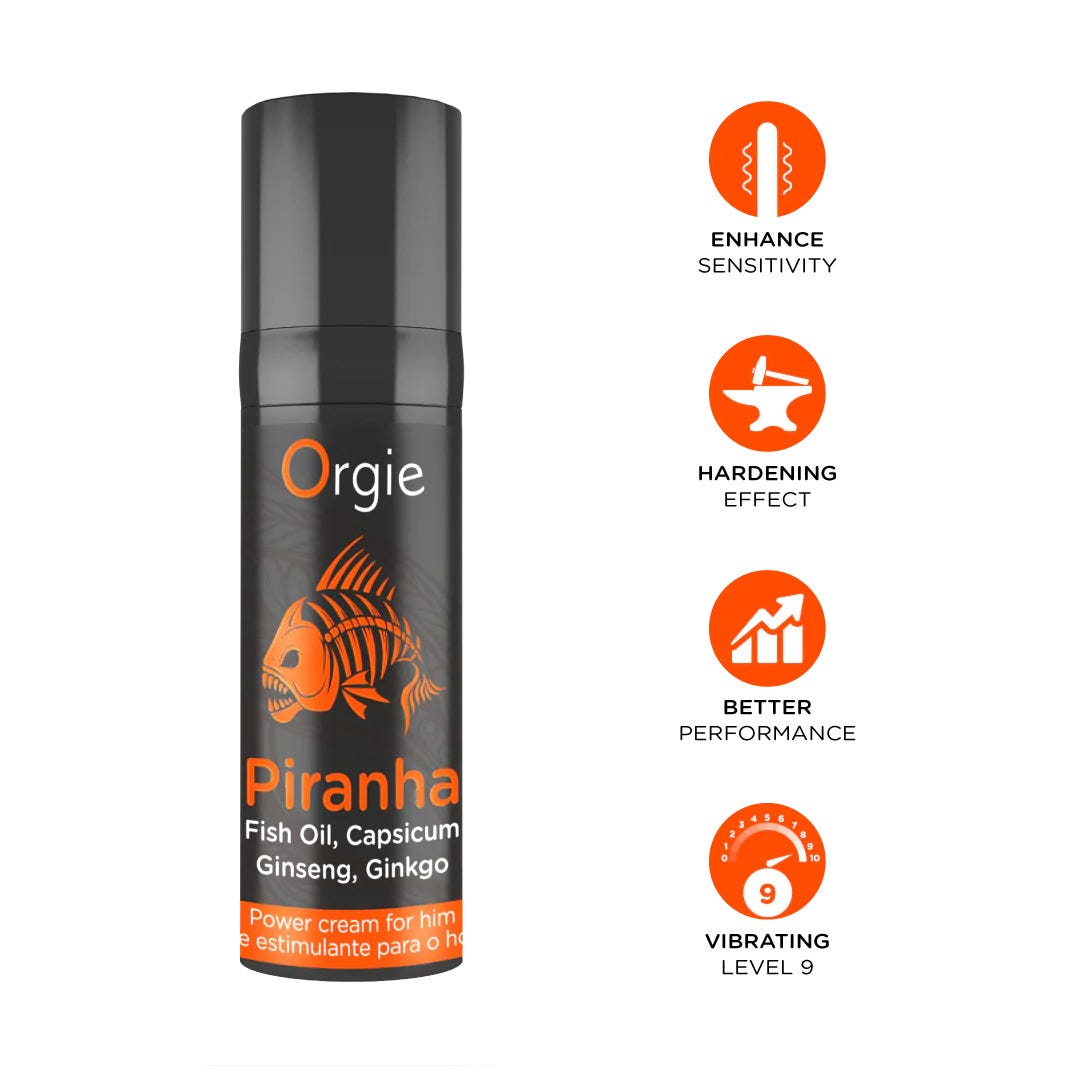 - Piranha Power Cream - Stimulant Rapide