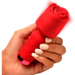- Mini Vibromasseur Pleasure Rose - Rouge