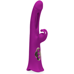 Vibromasseur rabbit tapoteur avec langue cunnilingus Peace