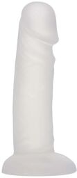 Gode ventouse 15,2 cm BASICS clear Transparent