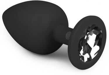 Plug diamant grand format - Noir