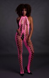 Bodystocking - Neon Pink - XS/XL