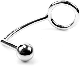 Cockring avec plug boule 3 cm