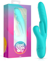 Vibromasseur rabbit avec stimulation G-spot et fonction de va-et-vient
