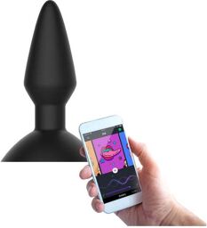 Plug Anal Vibrant Connecté Equinox Noir