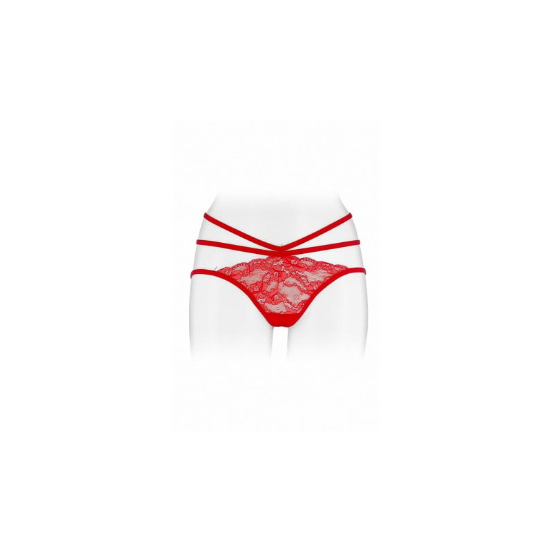 Culotte ouverte Nadia - rouge