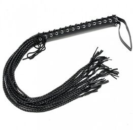 Fouet avec 12 lanières tressées