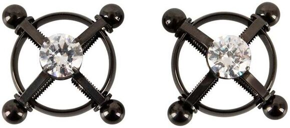 Pinces à Tétons X Nipple Jewellery Noir Noir