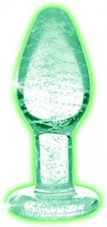 Plug Anal en Verre Phosphorescent - Small