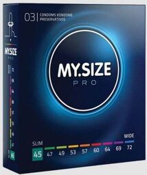 45mm Préservatifs Boîte de 3