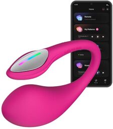 Lush 4 oeuf vibrant connecté Rose