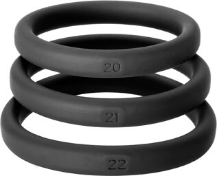 Lot 3 cockrings Xact-Fit L-XL