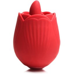 - French Rose Stimulateur Léchage et Vibration - Rouge
