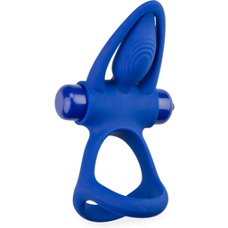 Triple cockring en silicone avec stimulateur de clitoris Mata