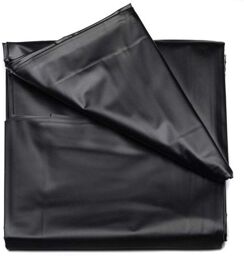 Drap Étanche en PVC pour Massage Noir
