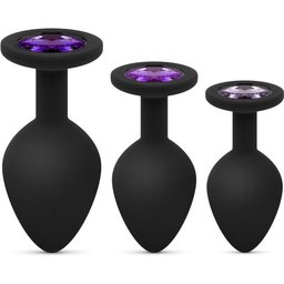 RS  - Lot de plugs anaux Soiree - Noir