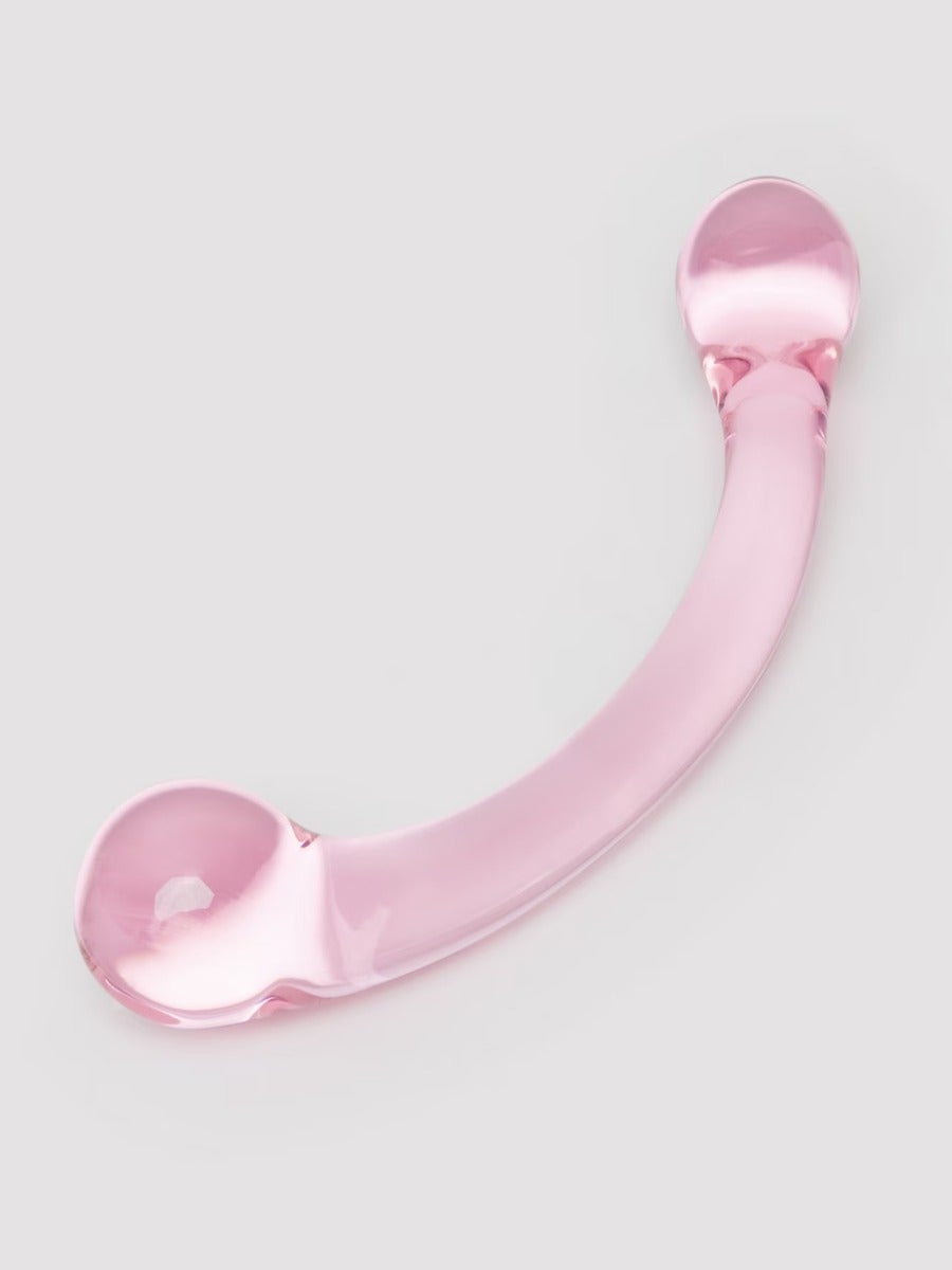 Lovehoney Dildo en verre Sensual Glass à double extrémité pour point G