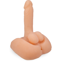 Gode godemichet realiste silicone avec squelette gode vaginal ou anal homme ou femme - Peau claire