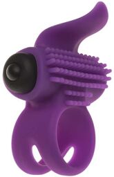 Anneau Vibrant Bullet Lastic Ring Violet