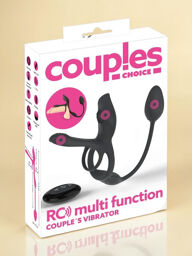 Vibromasseur couple multifonction 5-en-1 en silicone doux