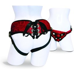 - Red Lace Corsette Strap-On