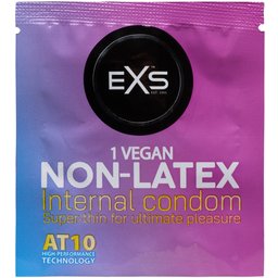 Préservatif féminin interne végane sans latex - 1 unité