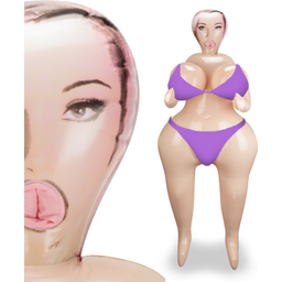 Poupée gonflable réaliste curvy Lynn