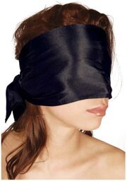 Écharpe de Bondage en Satin Noir