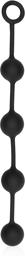 Chaine Anal Silicone Balles - Large - Black