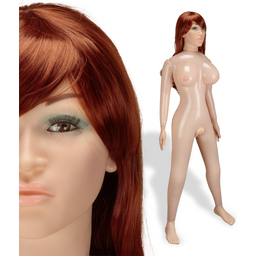 Poupée gonflable premium rousse yeux marron Miranda
