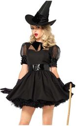 Costume Sorcière 3 Pièces 85238 Noir