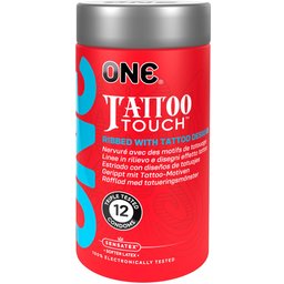 Tattoo Touch Préservatifs Texturés Pack de 12