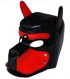 Cagoule Puppy Simili Rouge