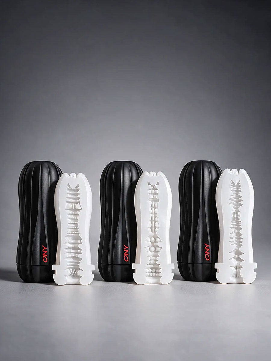 Pack : 3 gaines de masturbation PURE 2 : vaginal, anal, bucal