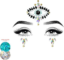 Autocollants pour visage Divinity Face Jewels MULTICOLOR