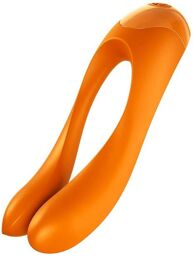 Doigt Vibrant Candy Cane Orange
