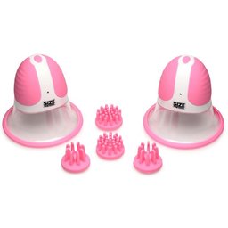 SIZE MATTERS - Stimulateurs de Mamelons - 4 Embouts