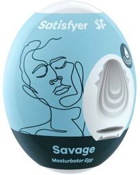 Eggcited Savage Masturbateur Oeuf Bleu