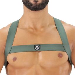 Harnais élastique Fetish X Khaki