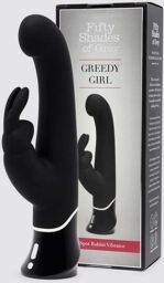 Vibromasseur Rabbit spécial Point G Greedy Girl Noir