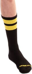 Chaussettes GYM SOCKS Noir-Jaune