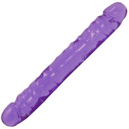 - Crystal Jellies Jr. Double Dong - Violet