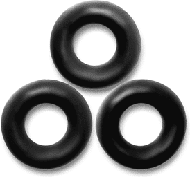 Fat Willy - 3-pack Jumbo Cockrings - Black
