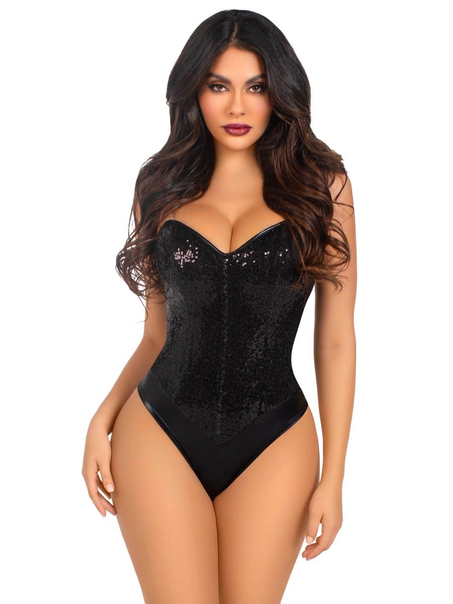 Body 2786 sequins noir S